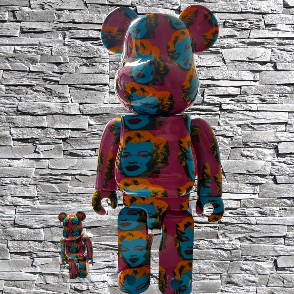 BE@RBRICK Andy Warhol’s Marilyn Monroe #2 400％ + 100%